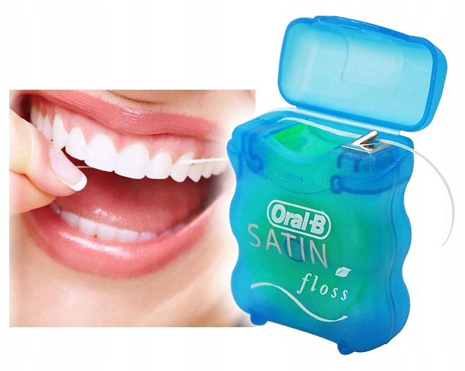 Oral-B Braun Dental Tape Satintape Mint Flavoured 25 Metre
