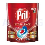 قرص ماشین ظرفشویی پریل مدل Excellence بسته 22 عددی