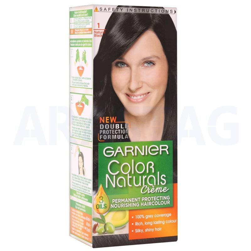 رنگ مو شماره 1 گارنیر Garnier Naturals (مشکی)