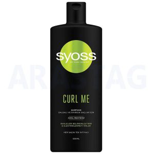 شامپو سر سایوس مدل Curl Me حاوی پروتئین سویا مناسب موهای فر 500 میلی