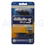 خودتراش سه لبه ژیلت Gillette مدل Blue3 COMFORT بسته 3 عددی