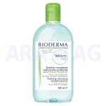 محلول پاک کننده آرایش بایودرما مدل Sebium H2O حجم 500 میلی