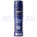 اسپری خوشبو کننده پودری ضد تعریق نیوآ مدل Cool Kick مردانه 150 میلی