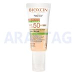 کرم ضدآفتاب رنگی بیوکسین ضد آکنه Suncare Acnium SPF 50+ حجم 50 میلی