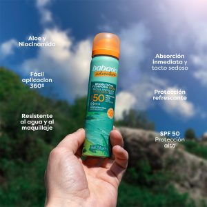 اسپری ضد آفتاب باباریا Babaria مدل Adventure حجم 75 ميلی