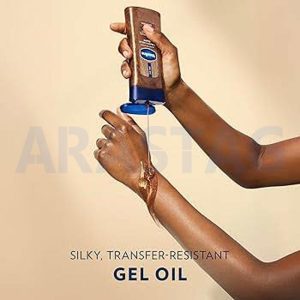 روغن بدن شاین دار وازلین Vaseline مدل Golden Hour Glow حجم 200 میلی