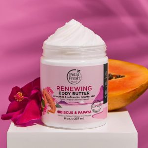 كره بدن پتال فرش Petal Fresh عصاره Hibiscus and Papaya حجم 237 میلی