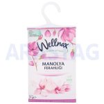 پودر خوشبو کننده ولناکس Wellnax اسانس گل مانولیا وزن 21 گرمی