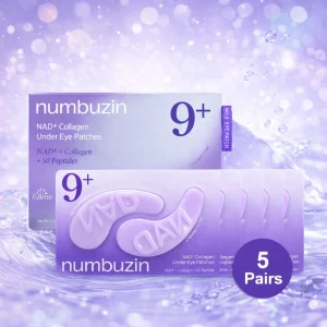 پچ دور چشم نامبوزین Numbuzin مدل NAD+ + 50 Peptides و کلاژن بسته 5 تایی
